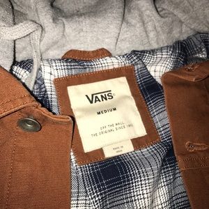 VANS JACKET SIZE MEDIUM WORN ONCE
